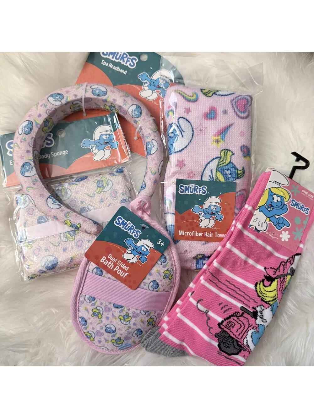The Smurfs Hair Accessories set Gorgeous Colors‎ Fun New Beauty kit